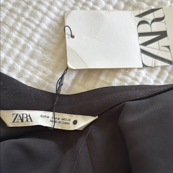 Zara Black Sleeveless Sheath Dress size Medium - Picture 7 of 7